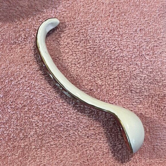 Fitz and Floyd Florentine Christmas Sugar Spoon 4.25" Ceramic - Picture 4 of 9